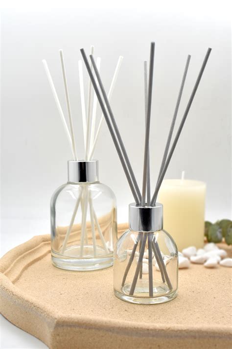 50ml Decorative Glass Bottle Reed Diffuser With Rattan High Quality