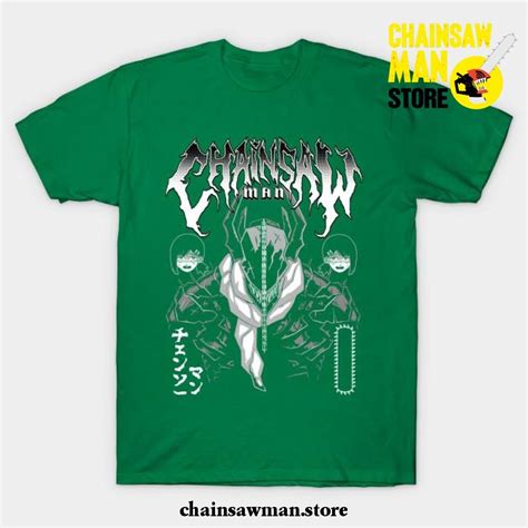 Chainsawman Metal T Shirt Chainsaw Man Store