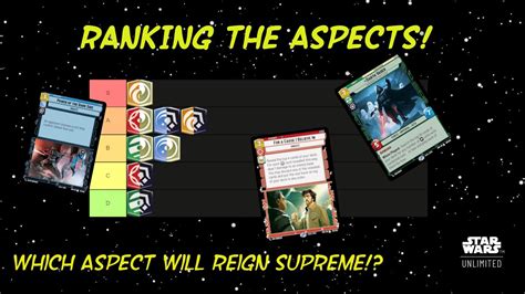 Which Aspects Are Best A Star Wars Unlimited Tier List And