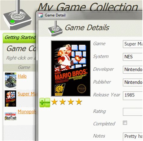 Game Collection Database Template - Personal Template | MS Access Templates