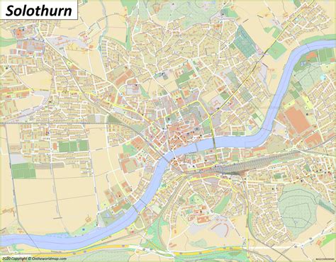 Solothurn Map | Switzerland | Maps of Solothurn