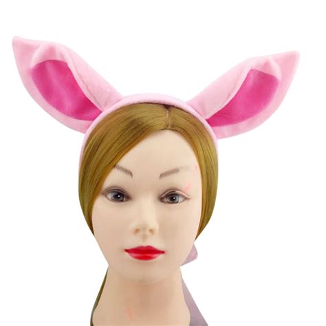 Yiwula Pig Headband Ears And Tail Set Costume Accessory Pink Walmart