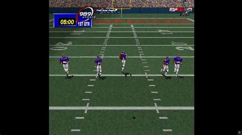Nfl Gameday 99 Ps1 Gameplay Youtube