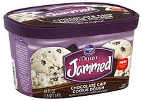 Kroger Deluxe Chocolate Chip Cookie Dough Dairy Dessert Oz