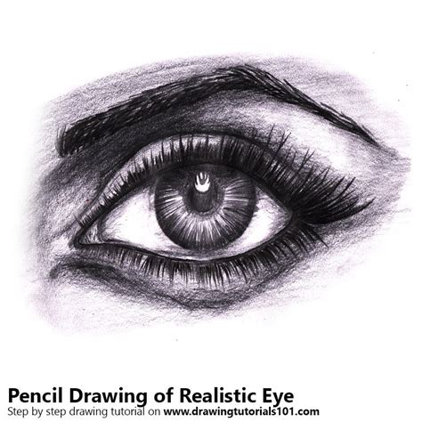 Realistic Eyes Pencil Drawing How To Sketch Realistic