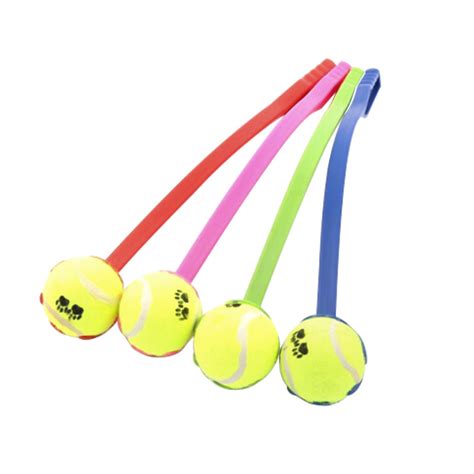Dog Toy Launchers Tennis Ball Toy Long Plastic Handle Throw Dog Playing