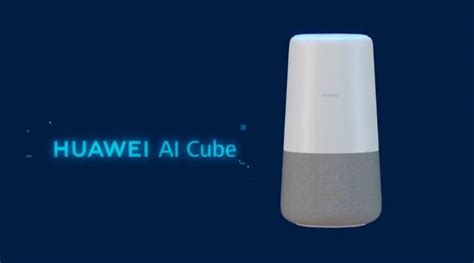 Ifa 2018 Huawei Ai Cube Speaker With Built In Alexa Integrated 4g