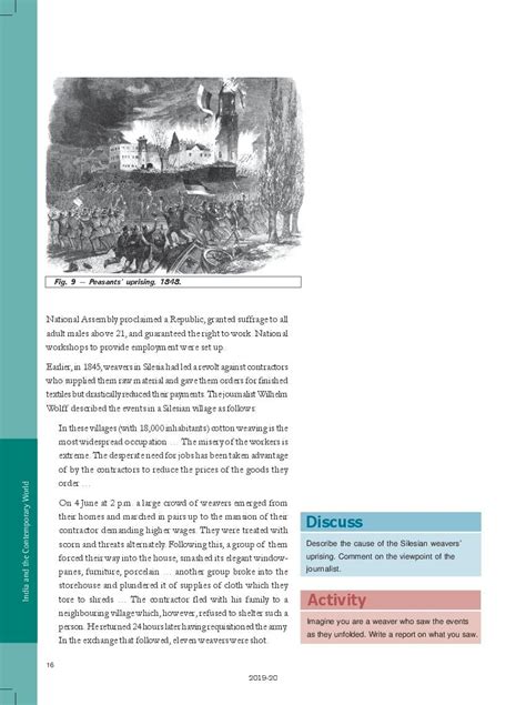 Ncert Book Class 10 Social Science Chapter 1 The Rise Of Nationalism In