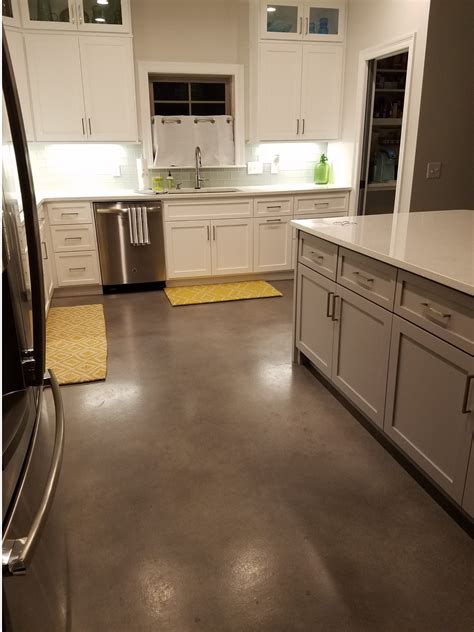 How to remove concrete sealer from basement floor. Gray Concrete Stain Photos - Interior - Direct Colors