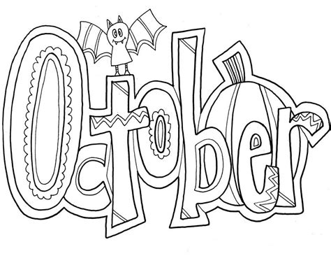 Month Of The Year Coloring Pages Coloring Pages