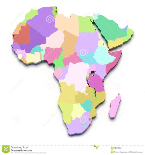 The map shows the african continent with all african nations with international borders, national capitals, and major cities. Africa color map stock illustration. Image of arabia ...