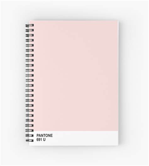 Aesthetic Pantone Pink Spiral Notebook By Touchinguranus Cute