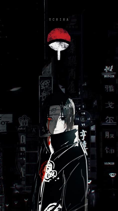 Itachi Wallpaper Glitch Multiple Sizes Available For All Screen Sizes