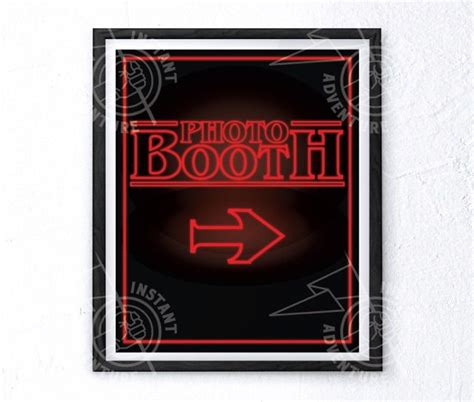 Stranger Things Photobooth Prop Set Available For Instant Download