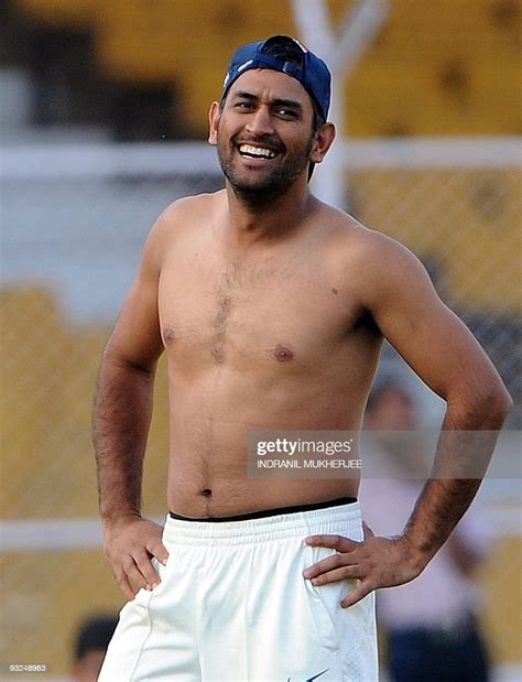 Indian Cricket Captain Mahendra Singh Dhoni Laughs While Playing