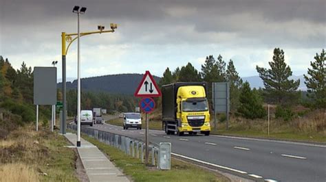 A9 Average Speed Cameras Switched On Bbc News
