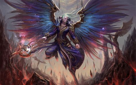 Fantasy Angel Warrior Artwork Art Wallpapers Hd Desktop And