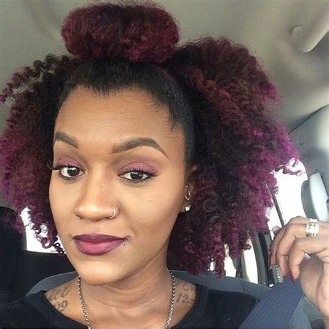 Understand what happens if you put brown dye on purple hair is extremely difficult as it depends on tons of external factors from the colorants, the bleach to. Stylish #twistout #naturalhair #naturalhairstyle | Purple ...