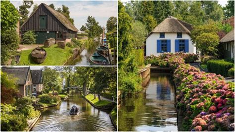 Giethoorn A Picturesque Car Free Village In Netherlands Also Known As