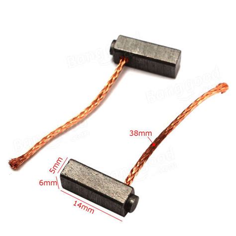 10pcs 5mm X 6mm X 14mm Carbon Brushes Motor Brush For Generic Electric