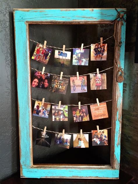 No sawing or power tools required. Wooden Picture Frame Decorating Ideas 22 | Diy picture ...