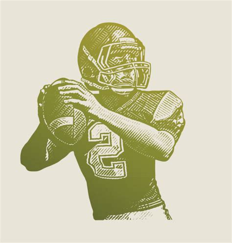 Best Throwing Football Illustrations Royalty Free Vector Graphics