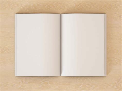 Free Open Book Pages Mockup Psd