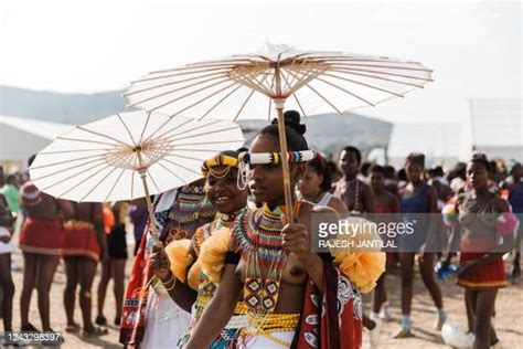 thousands of zulu maidens gather for annual reed dance photos and premium high res pictures