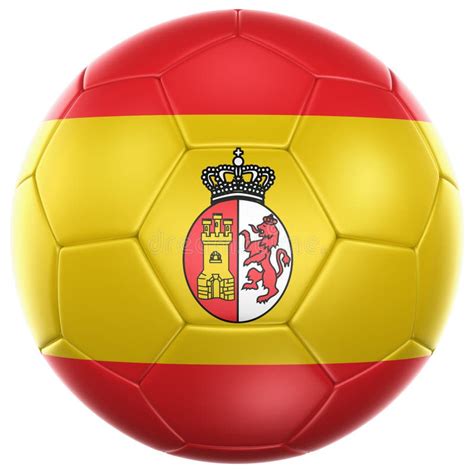 Spanish Soccer Ball Stock Illustration Illustration Of Football 13973845