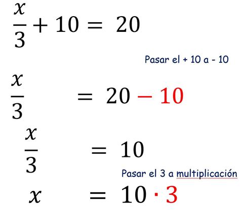 Ecuaciones En Dos Pasos MatemÁtica 6to Grado
