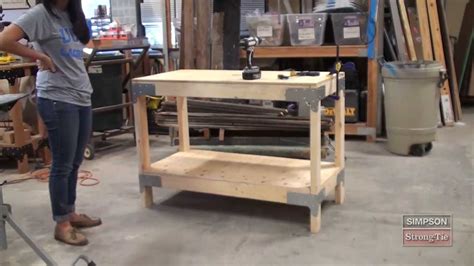 workbench plans simpson  woodworking