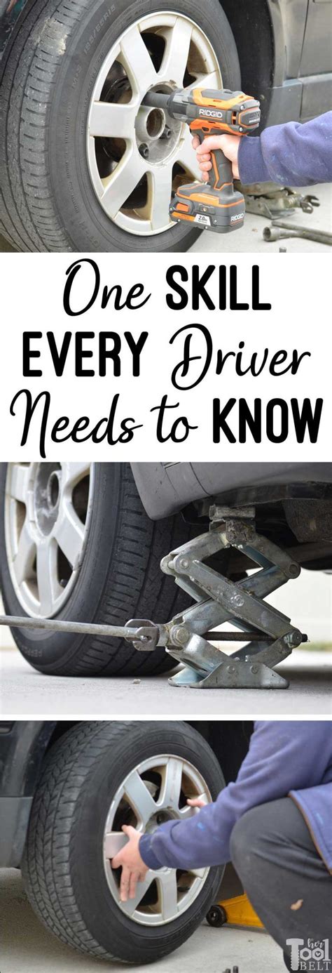 Maybe you would like to learn more about one of these? Changing a Car Tire the Quick Way | Tool belt, Car, Flat tire