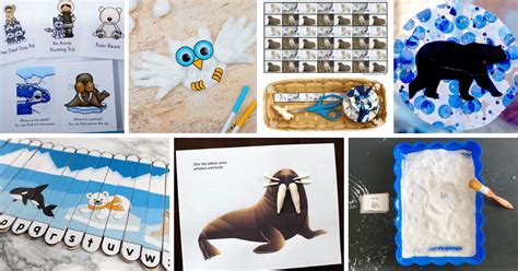 15 Free Arctic Animals Preschool Printables Fun A Day