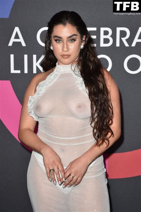 Lauren Jauregui Flashes Her Nude Tits At The Bloomingdales X Harpers Bazaar Icons Party