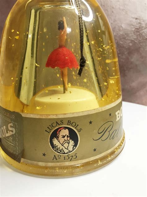 Bols Gold 1950s Ballerina Liquor Bottle Vintage Orginal Very Rare