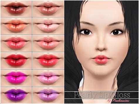 The Sims Resource Pearly Lip Gloss