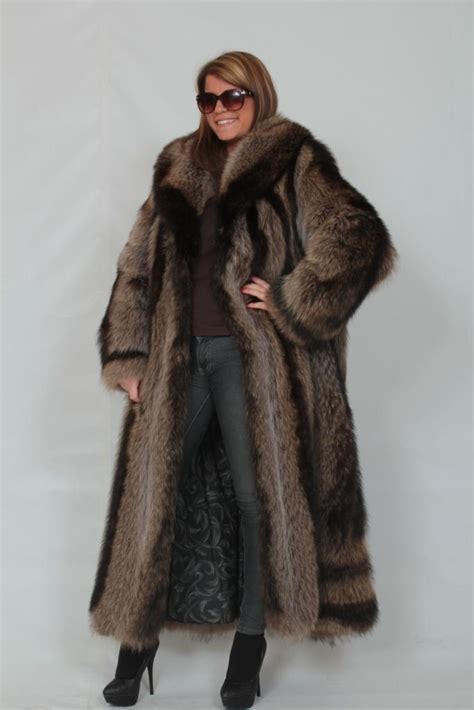 raccoon fur coat fur coats women raccoon fur coat coat