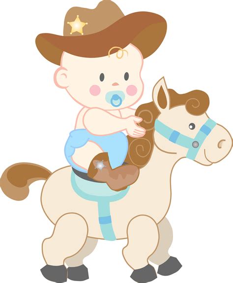 Cartoon Baby Cowboy Clipart Clip Art Library