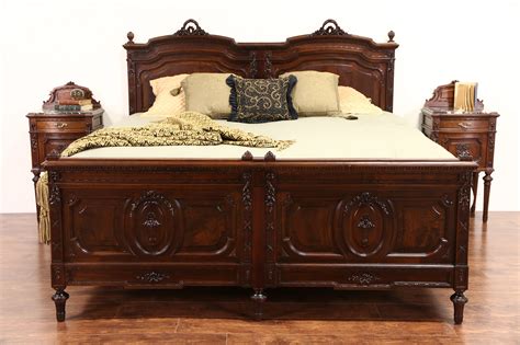 However, finding the perfect bedroom set, which is complemented by just the right matching room accessories. SOLD - Italian Carved Walnut 1900 Bedroom Set, King Size ...
