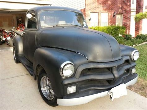 Sell Used 54 Chevy Truck Rat Rod 1954 Chevrolet Hot Rod 3100 Pickup Classic Street In Katy