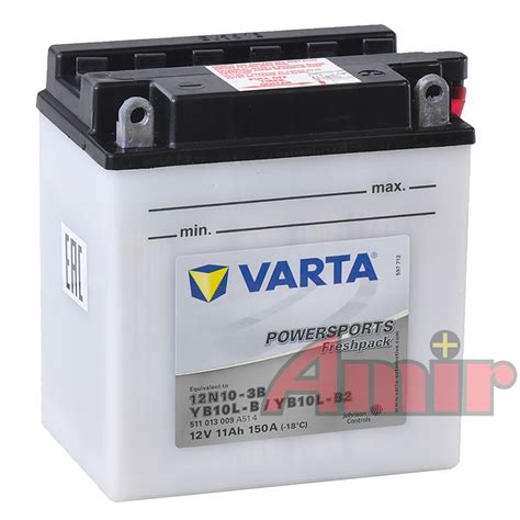 Akumulator Varta Yb10l B2 12n10 3b 12v 11ah 150a Powersports