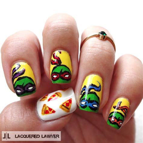 Lacquered Lawyer Nail Art Blog Heroes In A Half Shell Teenage