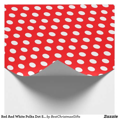 Red And White Polka Dot Spots Cute Wrapping Paper Wrapping Paper
