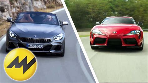 Toyota Gr Supra Vs Bmw Z4 Motor News Motorvision Youtube