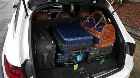 Mercedes Benz Glc Class Luggage Test How Much Cargo Space Autoblog
