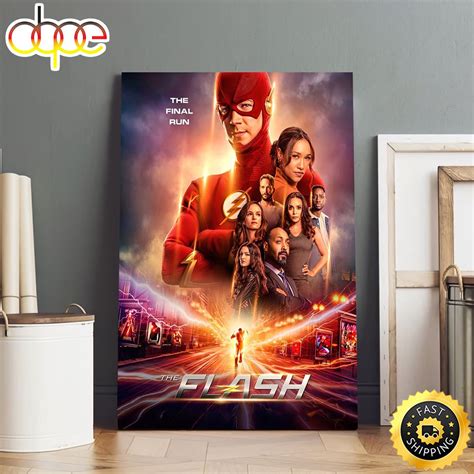 The Flash Season 9 Fighting To Stay A Herro Poster Canvas