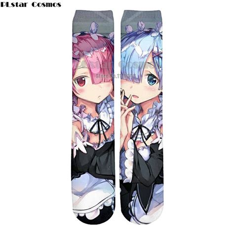 Anime Darling In The Zero Two Costume Cotton Socks Warm Colorful