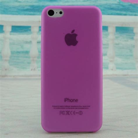 Slim Matte Transparent Back Cover For Iphone 5c 03mm Ultra Thin