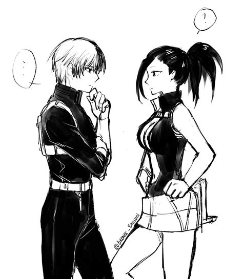 Boku No Hero Academia Todoroki Shouto Momo Yaoyorozu Heroes