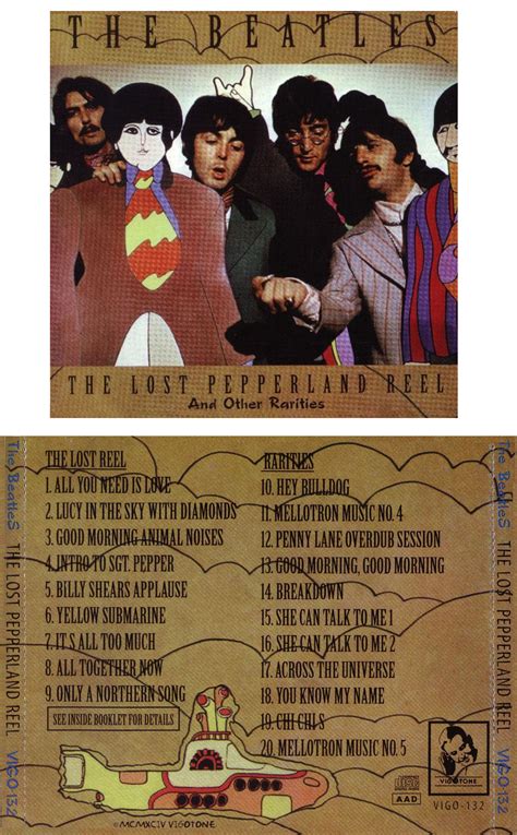 Maniac Pauls Bootlegs Beatles The Lost Pepperland Reel England